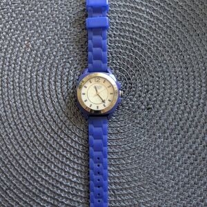 Coach Blue and Silver Women's Watch